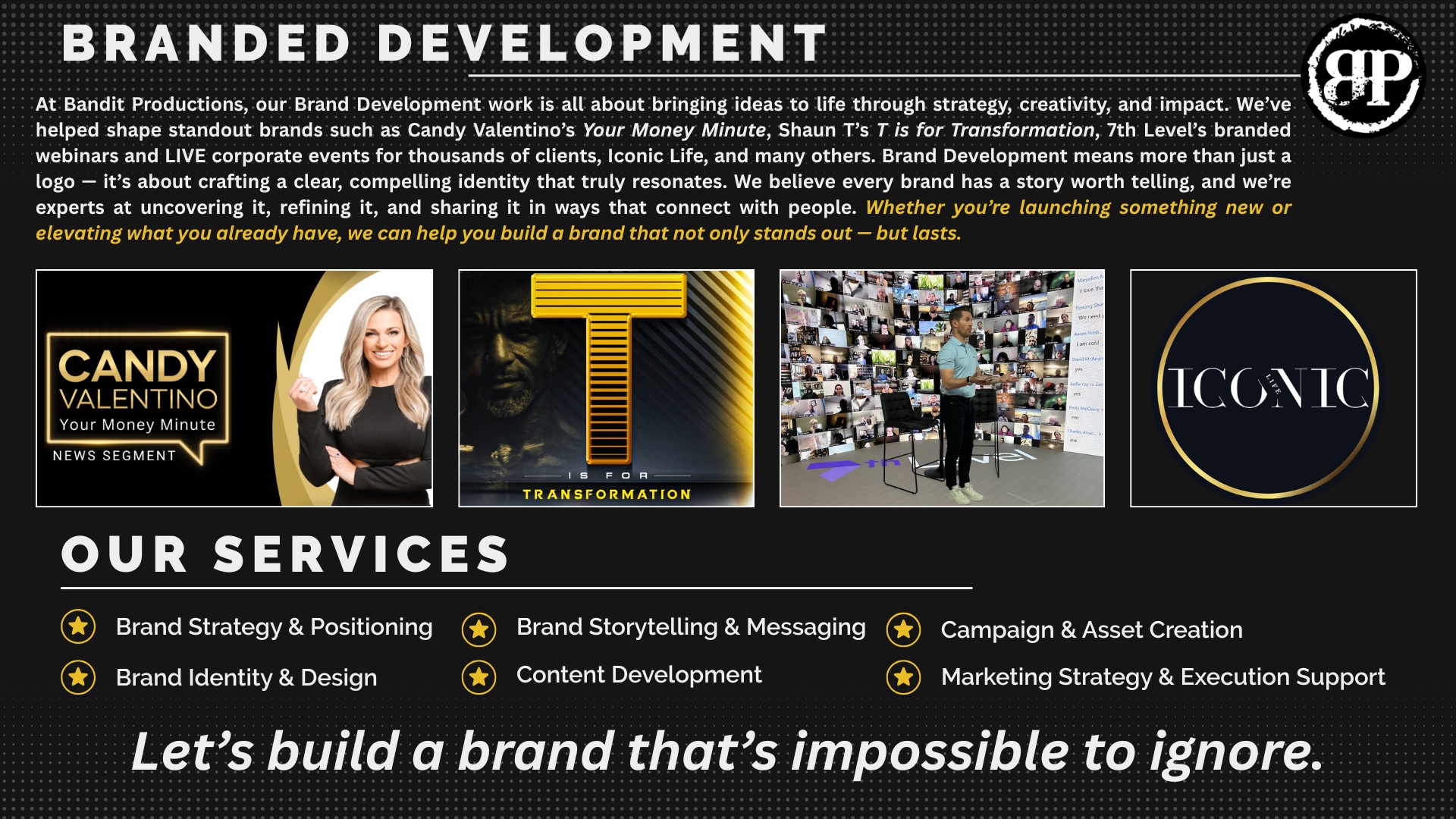Bandit Productions - Brand Development