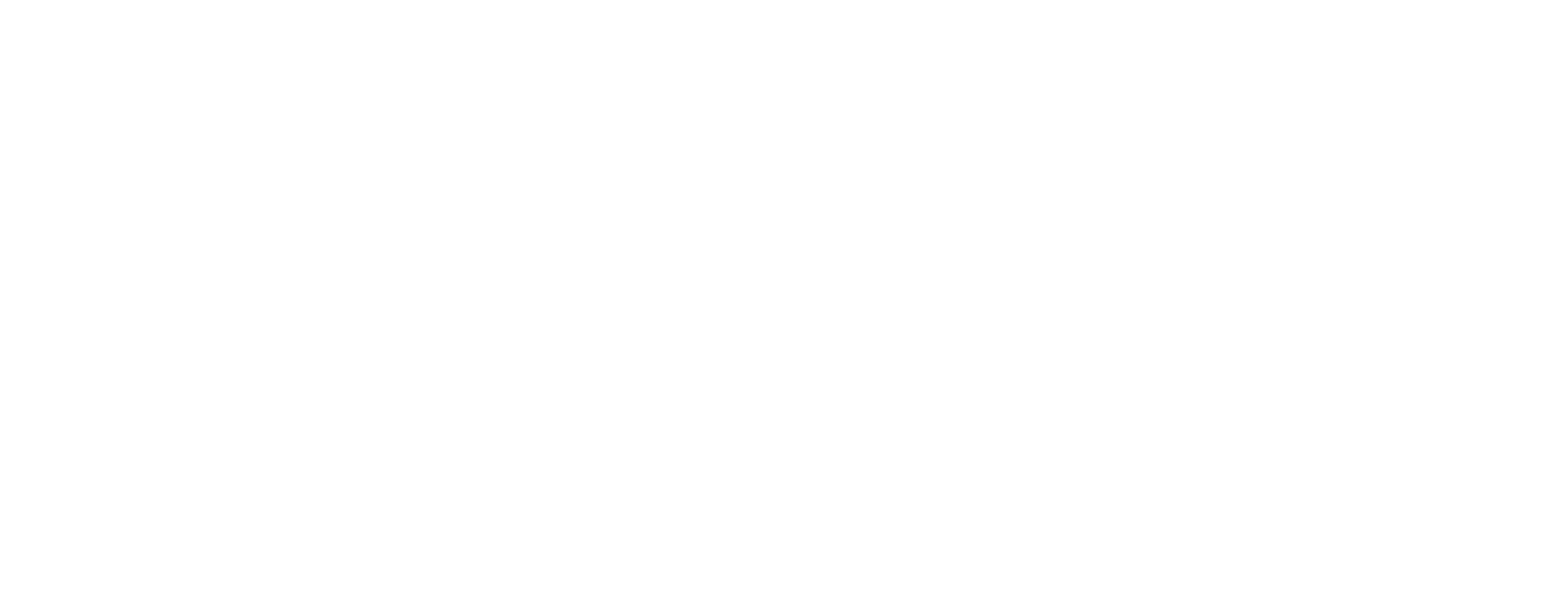 Bandit Productions horizontal lockup, font color is white.
