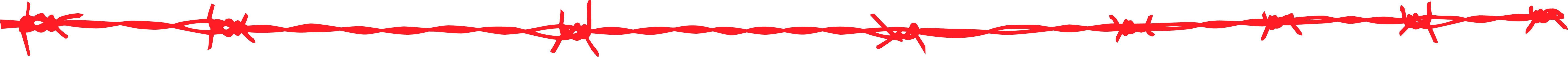 Bandit Productions red barbwire underline